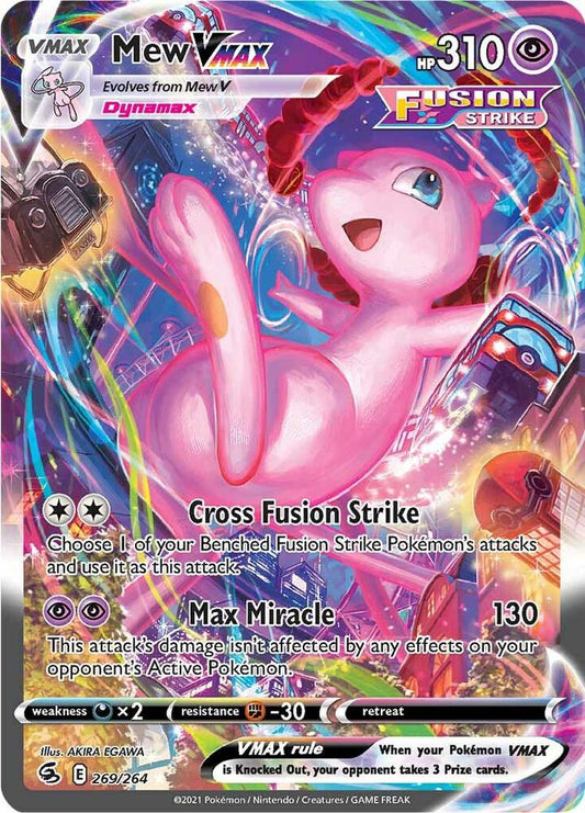 Mew VMAX (Alternate Art Secret) - SWSH08: Fusion Strike (SWSH08)