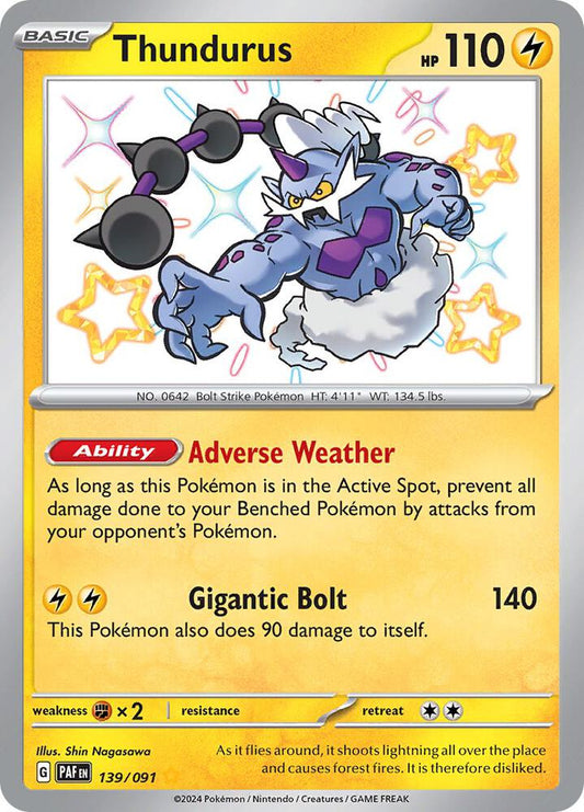 Thundurus - SV: Paldean Fates (PAF)